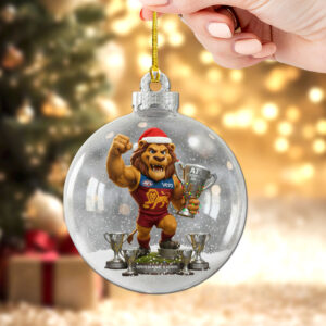 Brisbane Lions Custom Shape 2-sided Acrylic Ornament – TMTHU2215