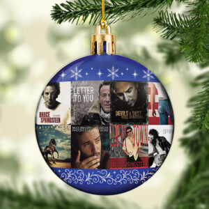 Bruce Springsteen Custom Shape 2-sided Acrylic Ornament – MAITM13754