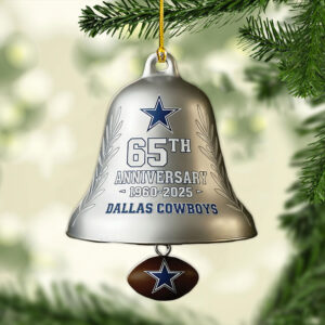 Dallas Cowboys 65th Anniversary Custom Shape 2-sided Acrylic Ornament – MAITM13705