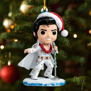 Elvis Presley Custom Shape 2-sided Acrylic Ornament – HOATT14678