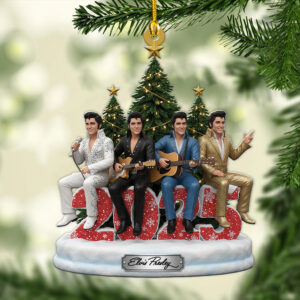 Elvis Presley Custom Shape 2-sided Acrylic Ornament – MAITM13790