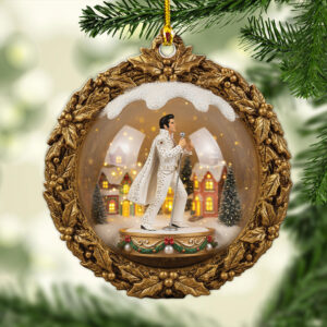 Elvis Presley Custom Shape 2-sided Acrylic Ornament – MAITM13795