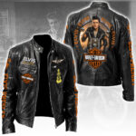 Elvis Presley Motorcycle Leather Jacket - TANTN18696