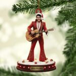 Elvis Presley Custom Shape 2-sided Acrylic Ornament – HOATT14652