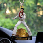 Elvis Presley Custom shape 2-sided Acrylic Car Ornament - TMTHU2325
