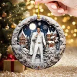 Elvis Presley Custom Shape 2-sided Acrylic Ornament – TMTHU2170
