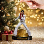 Elvis Presley Custom Shape 2-sided Acrylic Ornament – TMTHU2284