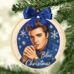 Elvis Presley Custom Shape 2-sided Acrylic Ornament – HOATT14657