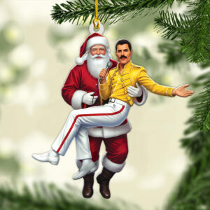 Freddie Mercury Custom Shape 2-sided Acrylic Ornament – MAITM13793