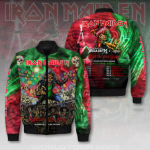 Iron Maiden 2026 World Tour 3D Bomber Jacket - HOATT14611