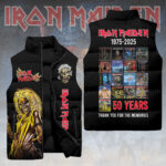 Iron Maiden 3D Sleeveless Down Jacket - HOATT14664