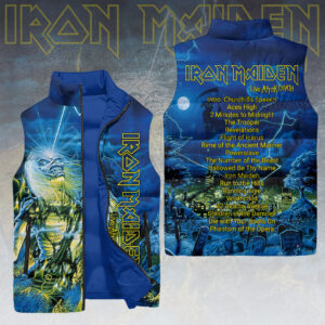 Iron Maiden 3D Sleeveless Down Jacket - HOATT14317