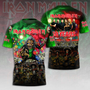 Iron Maiden 50th Anniversary 3D Apparel – HOATT14362