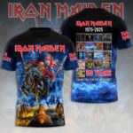 Iron Maiden 50th Anniversary 3D Apparel – HOATT14365