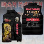 Iron Maiden 50th Anniversary 3D Sleeveless Down Jacket - HOATT14794