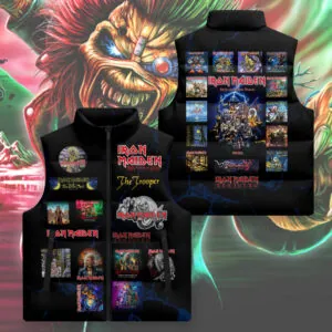 Iron Maiden 3D Sleeveless Down Jacket - TMTHU2290