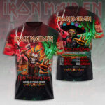 Iron Maiden World Tour 2026 3D Apparel - HOATT14554