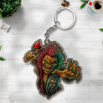 Iron Maiden Custom Shape 2-sided Keychain - TANTN18755
