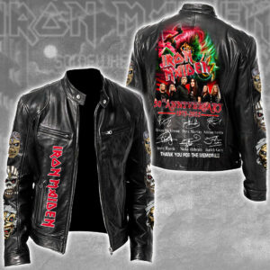Iron Maiden Motorcycle Leather Jacket - TMTHU1981