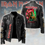Iron Maiden Motorcycle Leather Jacket - TMTHU1982