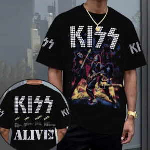 KISS x Alive! 50th Anniversary 3D Apparel - TANTN18477