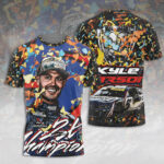 Kyle Larson 2025 NASCAR Cup Series Champion 3D Apparel – TANTN18426
