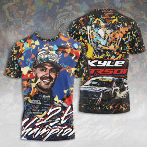 Kyle Larson 2025 NASCAR Cup Series Champion 3D Apparel - TANTN18426