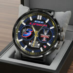 Kyle Larson 2025 NASCAR Cup Series Champion Black Stainless Steel Watch – HOATT14409