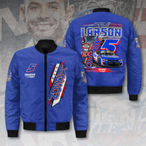 Kyle Larson 2025 NASCAR Cup Series Champion 3D Bomber Jacket - HOATT14399