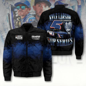 Kyle Larson 2025 NASCAR Cup Series Champion 3D Bomber Jacket - TANTN18357