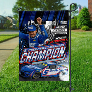 Kyle Larson 2025 NASCAR Cup Series Champion Double-side Garden Flag - HOATT14507