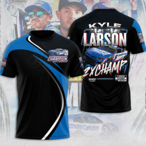 Kyle Larson 2025 NASCAR Cup Series Champion 3D Apparel – TANTN18533