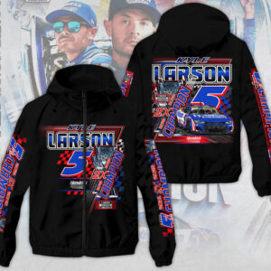 Kyle Larson 2025 NASCAR Cup Series Champion 3D Windbreaker Jacket - TANTN18095