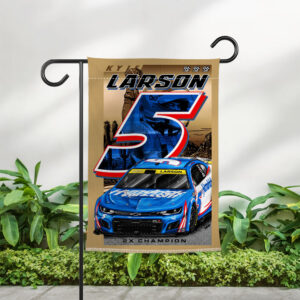 Kyle Larson Double-side Garden Flag - TMTHU2031