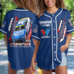 Kyle Larson 2025 NASCAR Cup Series Champion Baseball Jersey – HOATT14350