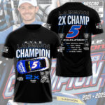 Kyle Larson 2025 NASCAR Cup Series Champion 3D Apparel – HOATT14314