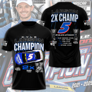 Kyle Larson 2025 NASCAR Cup Series Champion 3D Apparel - HOATT14314