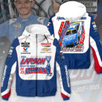 Kyle Larson 2025 NASCAR Cup Series Champion 3D Windbreaker Jacket – HOATT14348