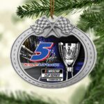 Kyle Larson 2025 NASCAR Cup Series Champion Custom Shape 2-sided Acrylic Ornament – HOATT14464