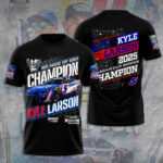 Kyle Larson 2025 NASCAR Cup Series Champion 3D Apparel – TANTN18093