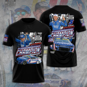 Kyle Larson 2025 NASCAR Cup Series Champion 3D Apparel - TANTN18112
