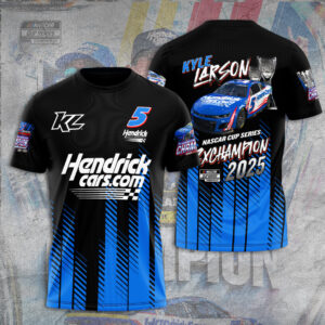 Kyle Larson 2025 NASCAR Cup Series Champion 3D Apparel – TANTN18530