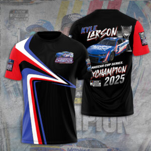 Kyle Larson 2025 NASCAR Cup Series Champion 3D Apparel – TANTN18536