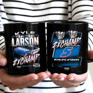 Kyle Larson 2025 NASCAR Cup Series Champion Ceramic Mug - TANTN18428