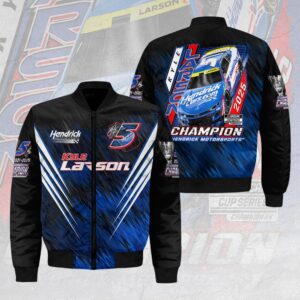 Kyle Larson 2025 NASCAR Cup Series Champion 3D Bomber Jacket - HOATT14400