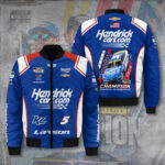 Kyle Larson 2025 NASCAR Cup Series Champion 3D Bomber Jacket – TANTN18385