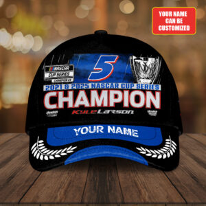 Personalized Kyle Larson 2025 NASCAR Cup Series Champion Classic Cap - TANTN18419