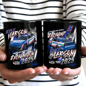 Kyle Larson 2025 NASCAR Cup Series Champion Ceramic Mug - TANTN18455