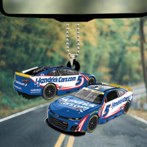 Kyle Larson 2025 NASCAR Cup Series Champion Custom shape 2-sided Acrylic Car Ornament - TANTN18096