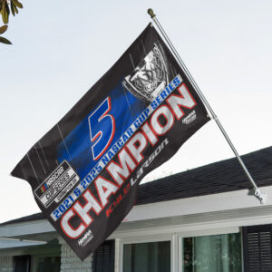 Kyle Larson Nascar Cup Series Champions 3D Double-side House Flag - TANTN18380